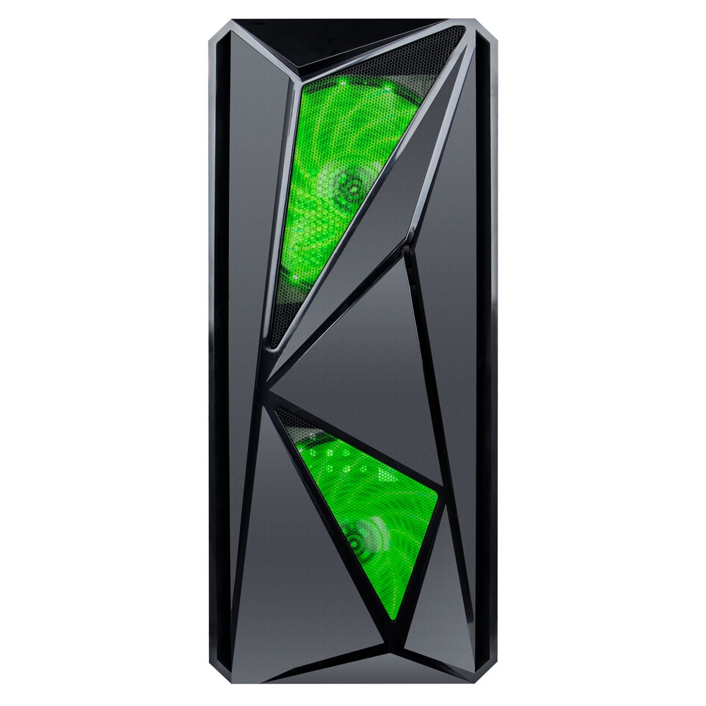 Кутия 1stPlayer F4 GREEN RGB - 3 Fans included