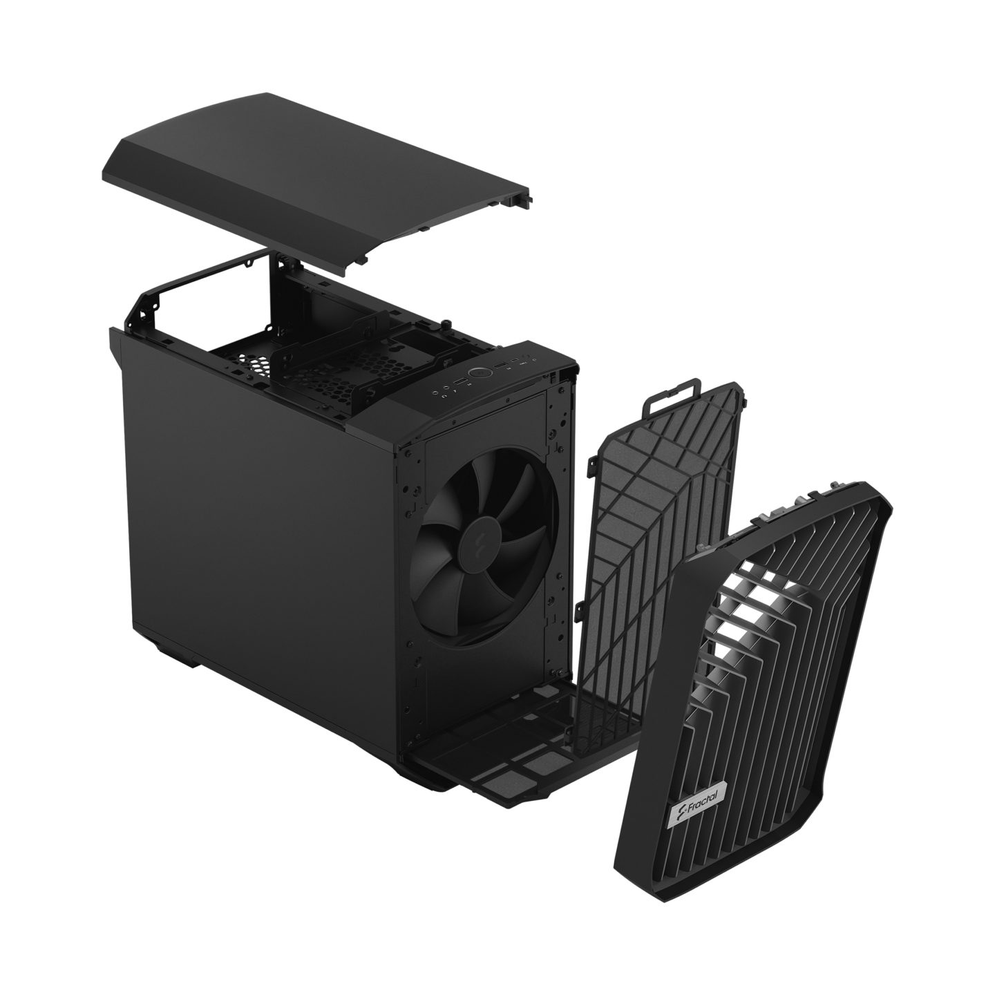 Кутия Fractal Torrent Nano Solid Black ITX - FD-C-TOR1N-04