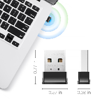 Безжичен нано адаптер Cudy WU650S, USB 2.0