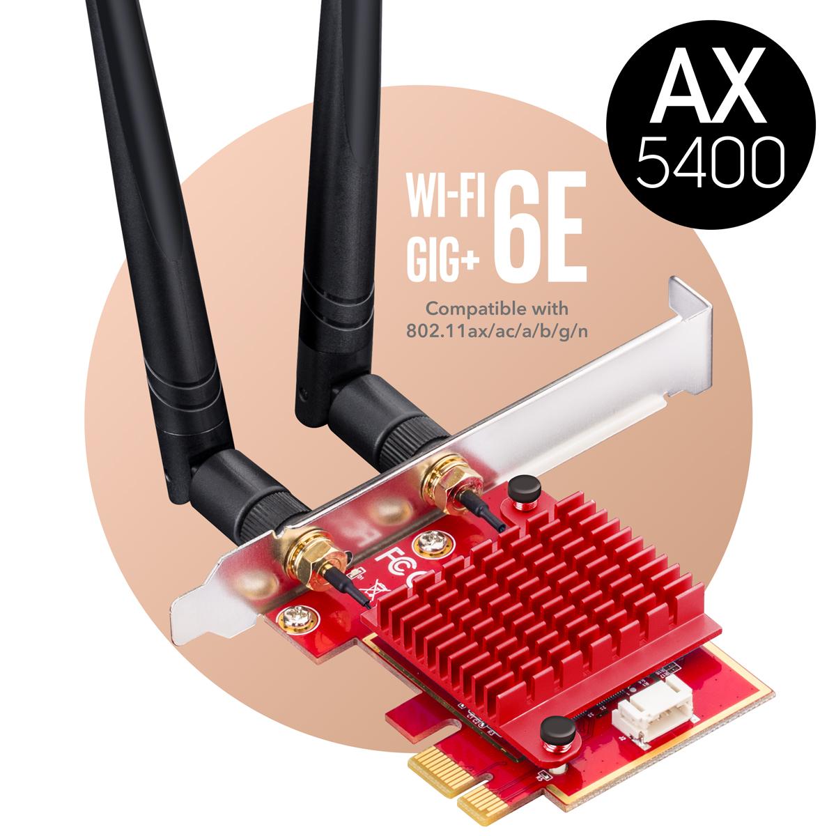 Мрежова карта Cudy WE3000S PCIe AX5400