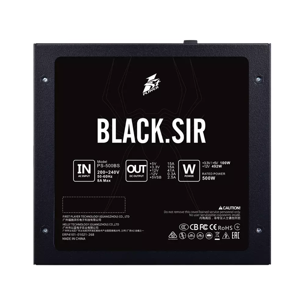 Захранване 1stPlayer PS-500BS APFC 500W PSU