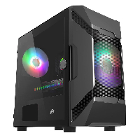 Кутия 1stPlayer D3 RGB Gaming Case mATX Black