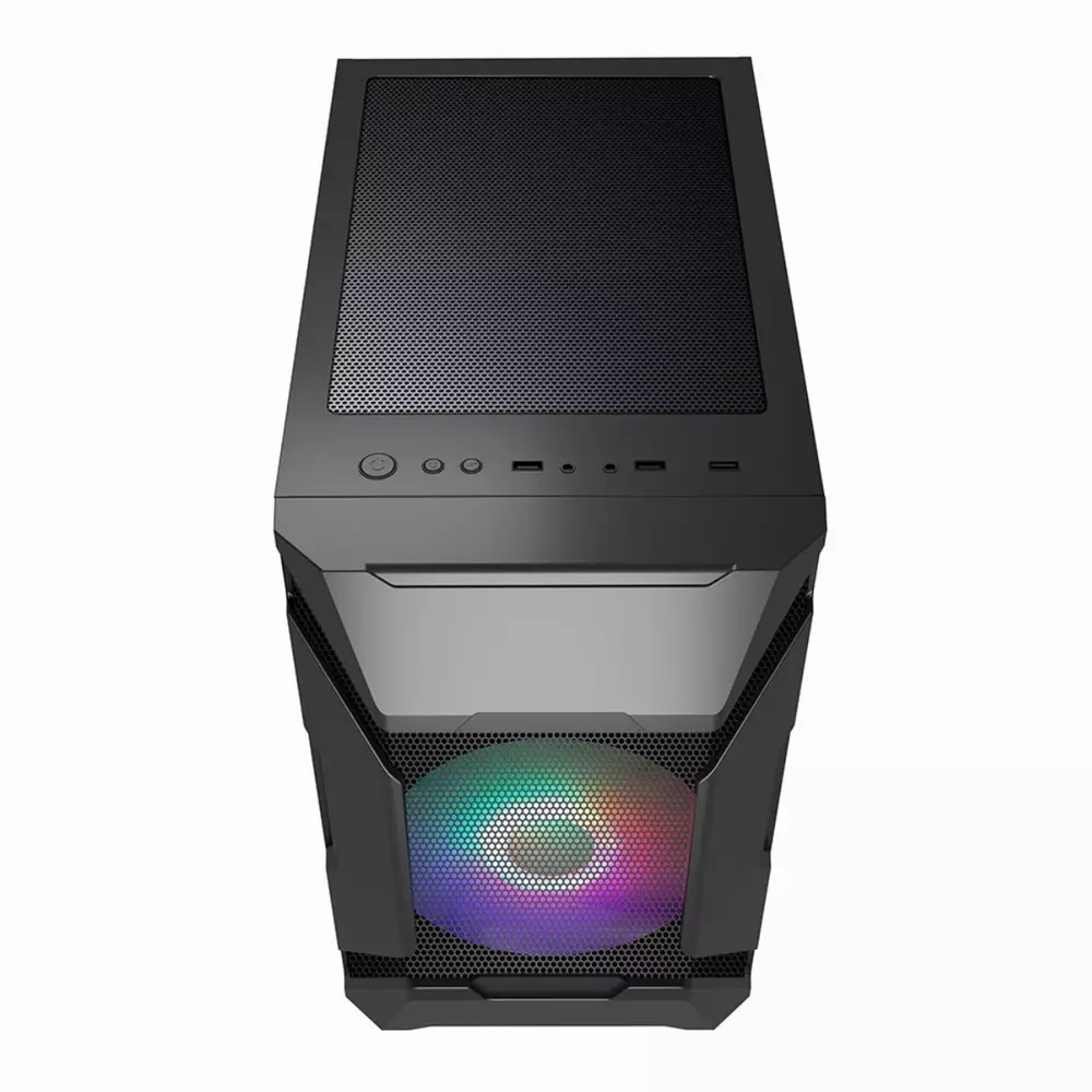 Кутия 1stPlayer D3 RGB Gaming Case mATX Black