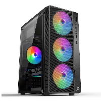  Кутия 1stPlayer A7 RGB Gaming Case ATX included 500W PSU 4 Fans