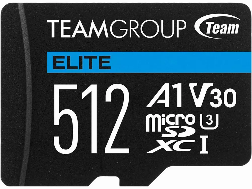 Карта памет Team Group microSDXC 512GB UHS-I Class 3 V30 A1 SD Адаптер