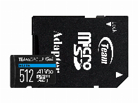Карта памет Team Group microSDXC 512GB UHS-I Class 3 V30 A1 SD Адаптер