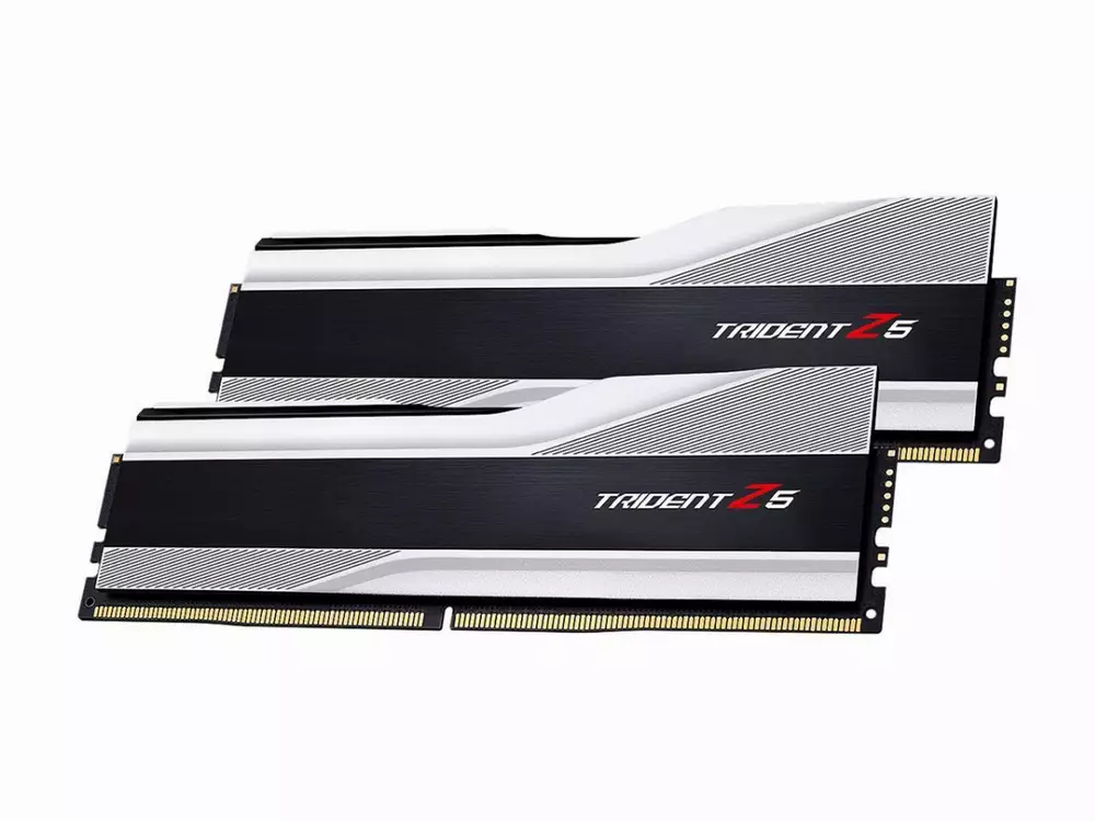 Памет G.SKILL Trident Z5 Silver 32GB (2x16GB) DDR5 6000MHz CL36 - F5-6000J3636F16GX2-TZ5S