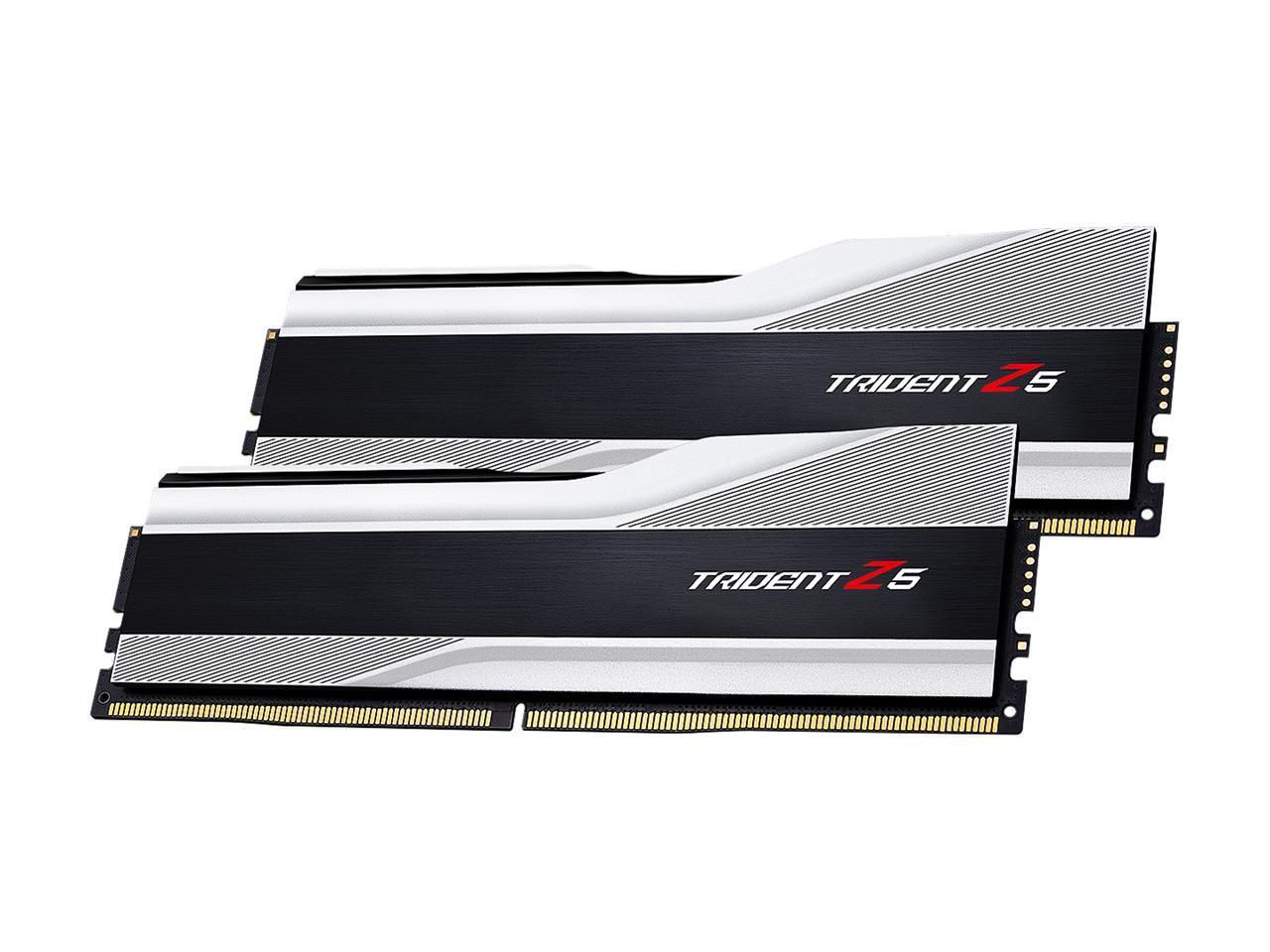 Памет G.SKILL Trident Z5 Silver 32GB (2x16GB) DDR5 6000MHz CL36 - F5-6000J3636F16GX2-TZ5S