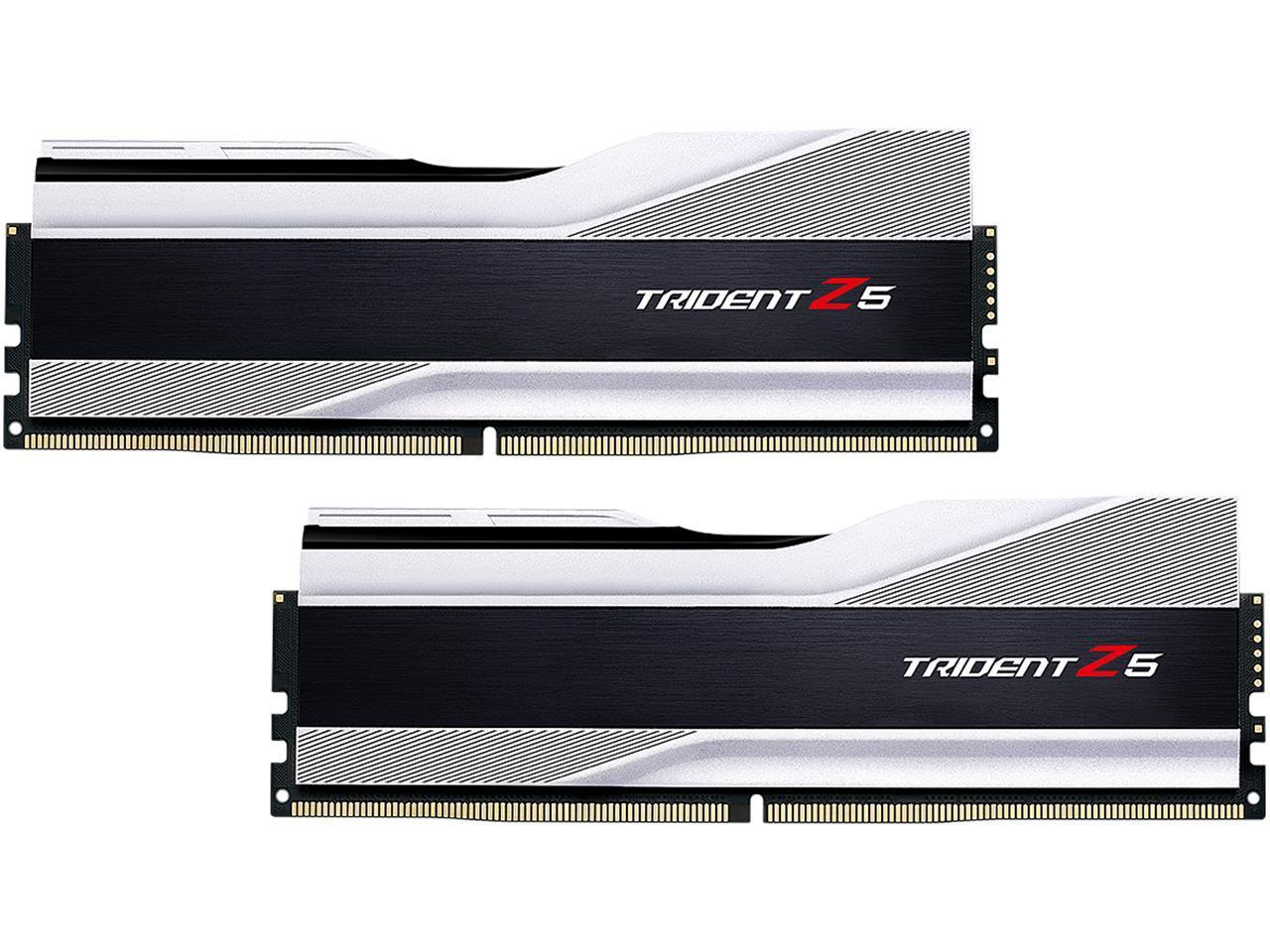 Памет G.SKILL Trident Z5 Silver 32GB (2x16GB) DDR5 6000MHz CL36 - F5-6000J3636F16GX2-TZ5S