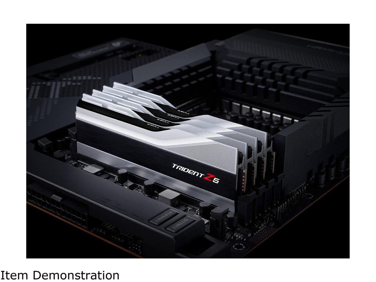 Памет G.SKILL Trident Z5 Silver 32GB (2x16GB) DDR5 6000MHz CL36 - F5-6000J3636F16GX2-TZ5S