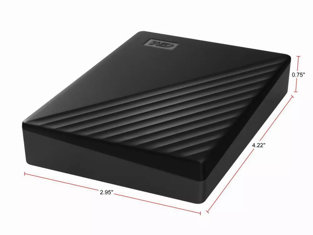 Външен хард диск Western Digital My Passport 5TB 2.5" HDD USB 3.2 Черен