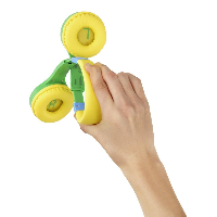 Слушалки HAMA Kids Guard Стерео, Ограничена сила на звука, Зелен/Жълт