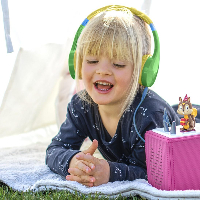 Слушалки HAMA Kids Guard Стерео, Ограничена сила на звука, Зелен/Жълт