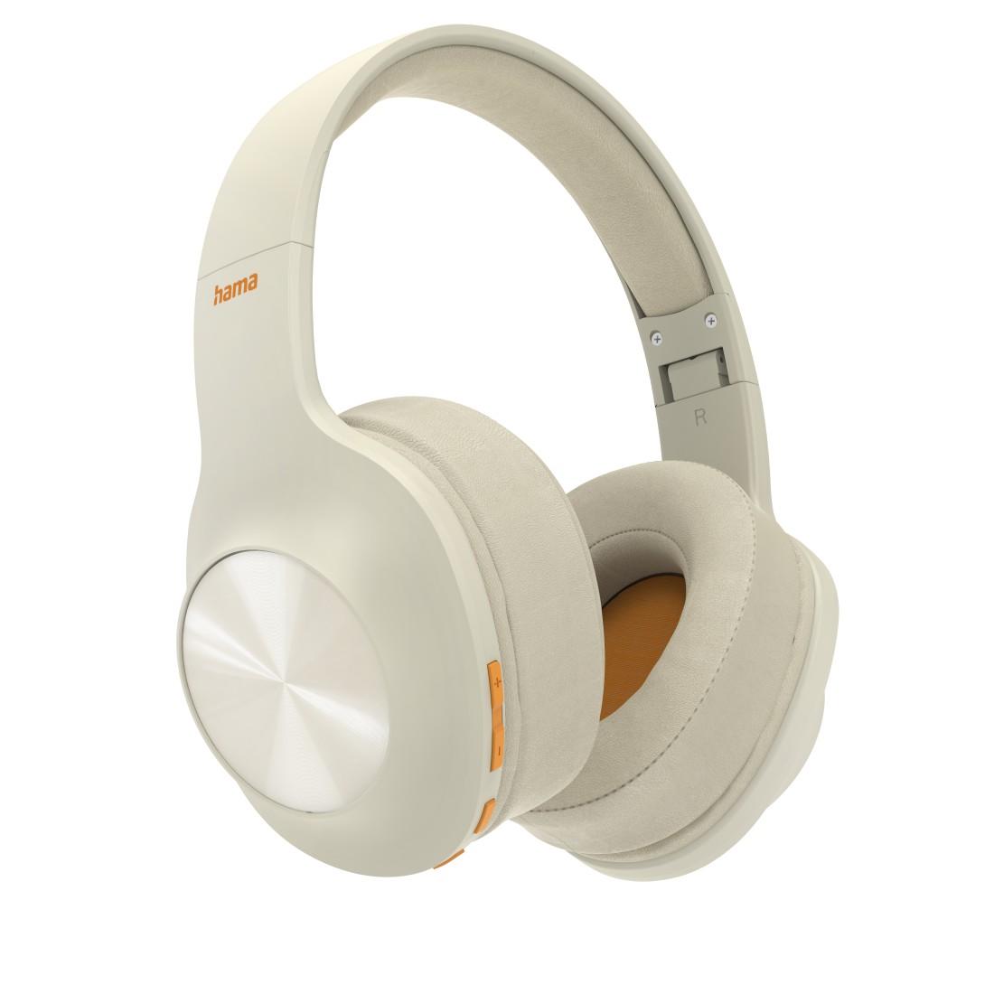Блутут слушалки HAMA Spirit Calypso Стерео Микрофон Bass Boost Бежов