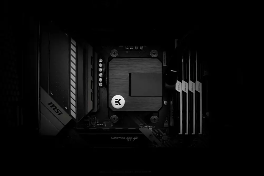 Водно охлаждане за процесор EK-AIO Basic 240 Dark Edition