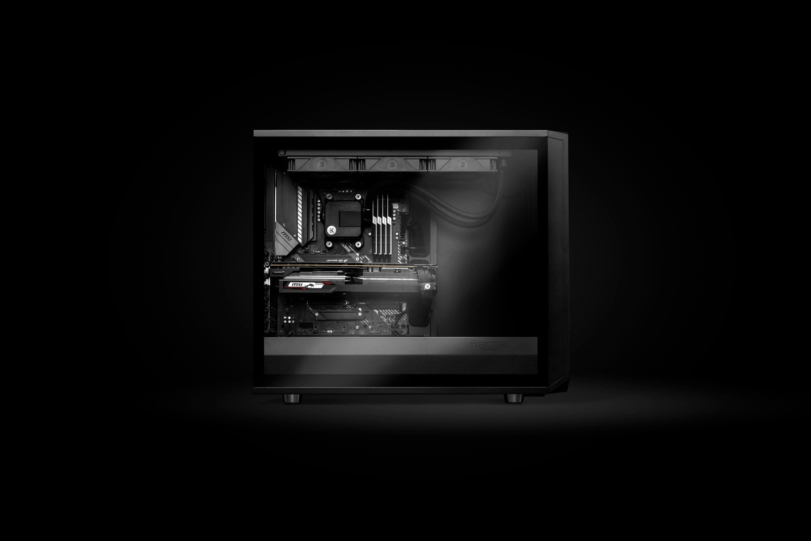 Водно охлаждане за процесор EK-AIO Basic 240 Dark Edition