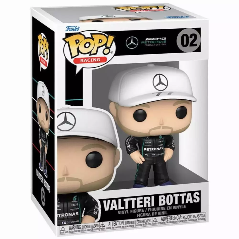Фигурка Funko POP! Racing: AMG Petronas F1 - Valtteri Bottas #02