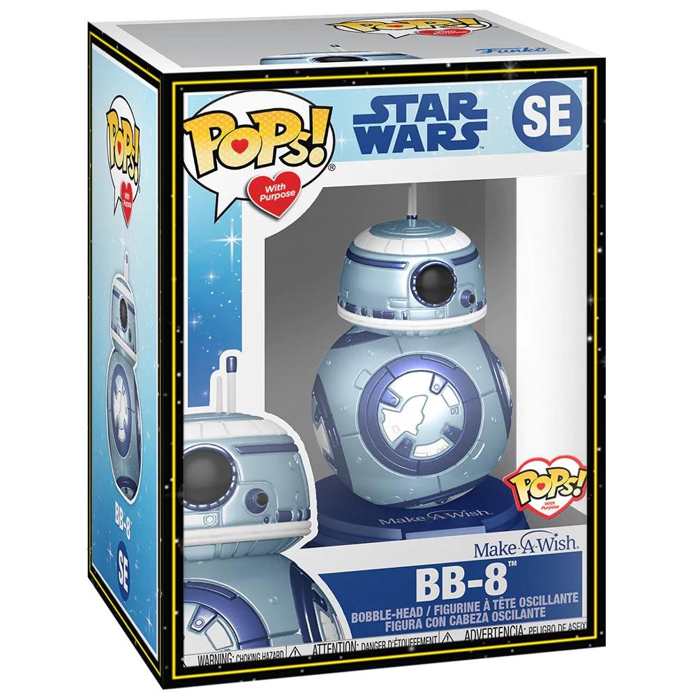 Фигурка Funko POP! Disney: Star Wars - Make a Wish - BB-8 (Metallic) #SE Bobble-Head