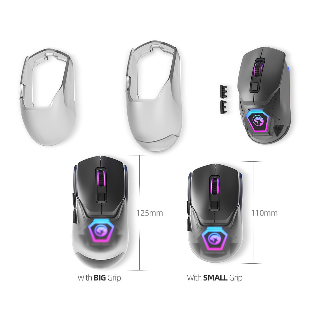 Геймърска мишка Marvo FIT PRO White