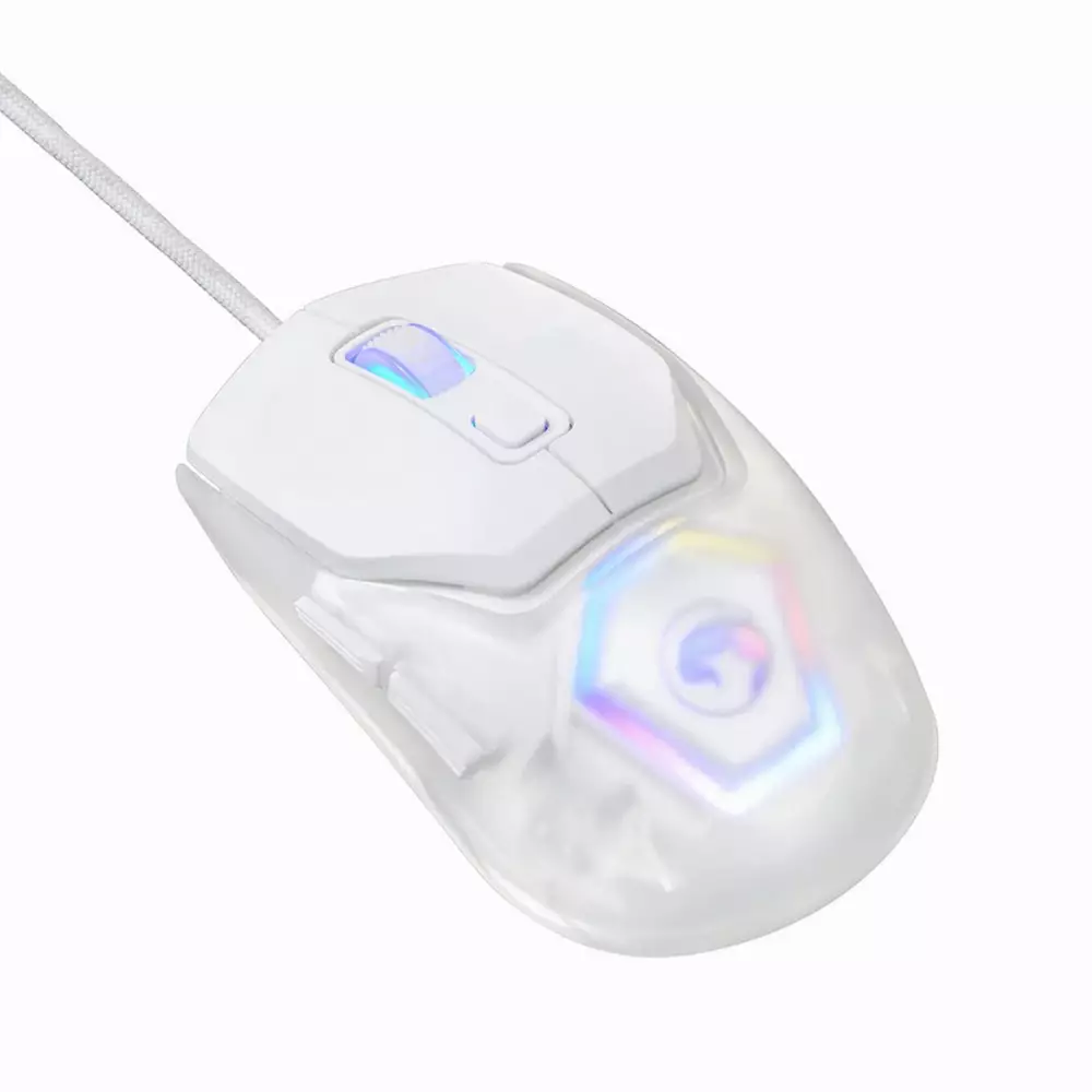 Геймърска мишка Marvo FIT LITE  White