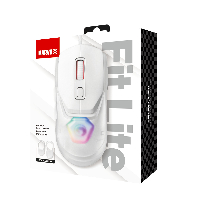 Геймърска мишка Marvo FIT LITE  White