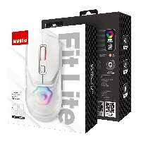 Геймърска мишка Marvo FIT LITE  White