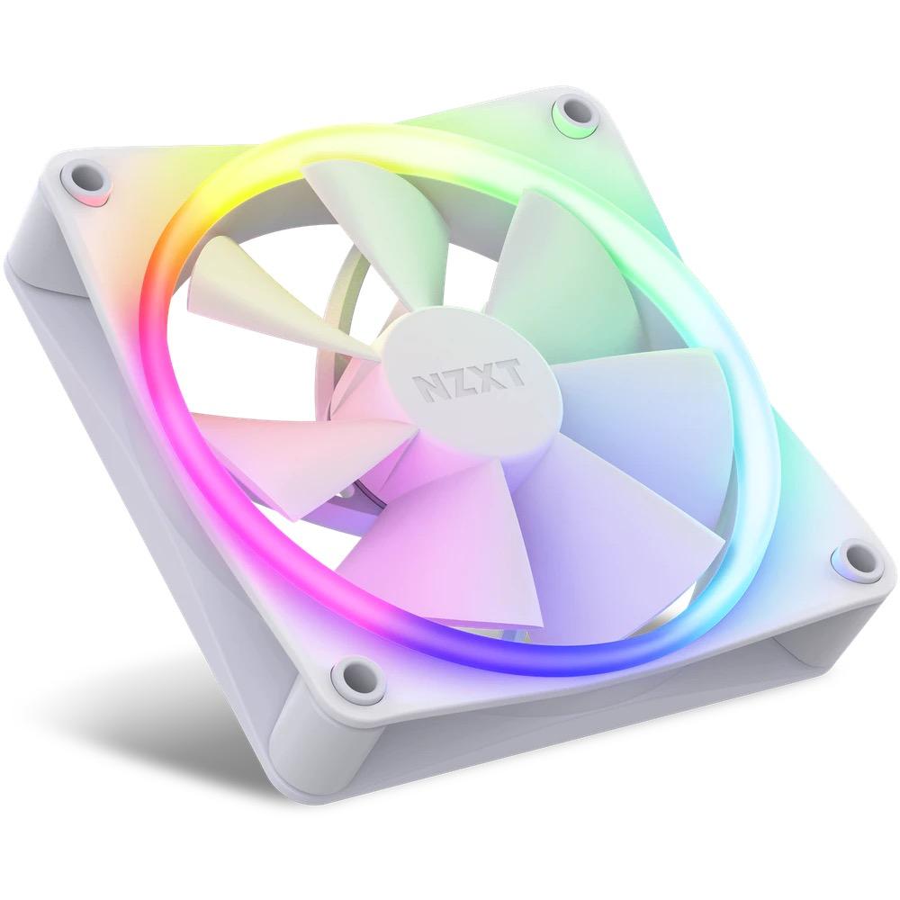 Вентилатори NZXT F120 RGB White + NZXT RGB контролер 3 pack - RF-R12TF-W1