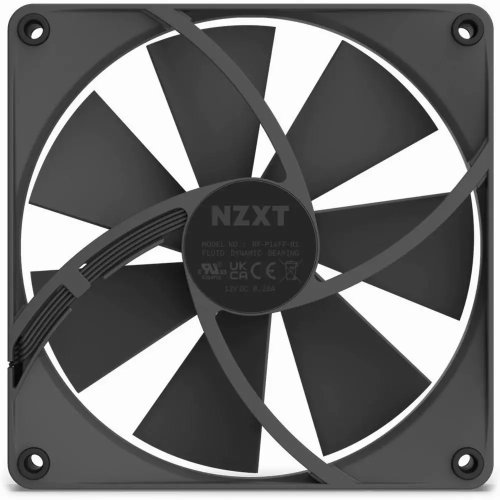 Вентилатор NZXT F140P Black - RF-P14SF-B1