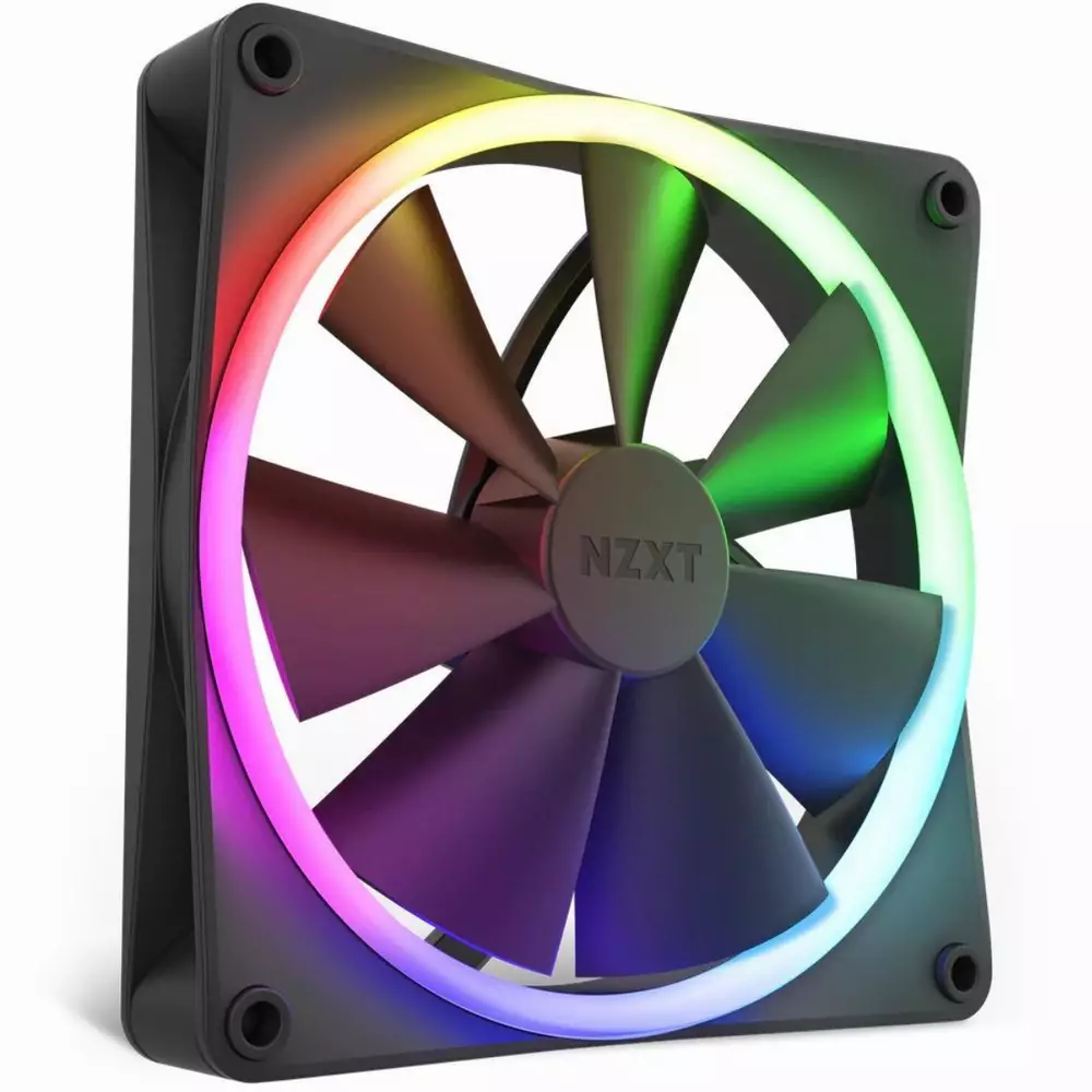 Вентилатор NZXT F140 RGB Black 140mm - RF-R14SF-B1
