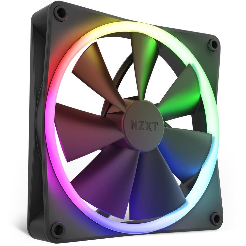 Вентилатор NZXT F140 RGB Black 140mm - RF-R14SF-B1