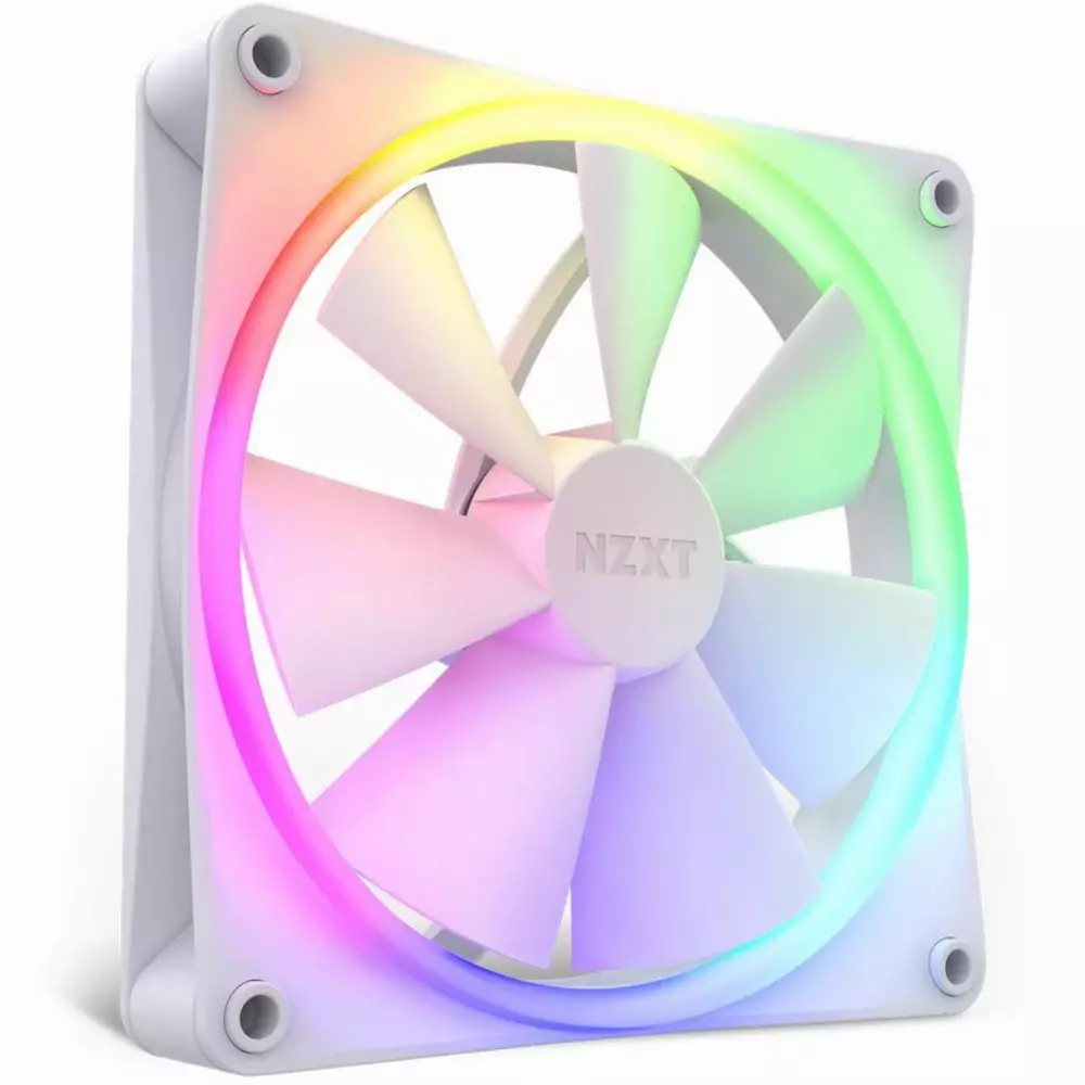 Вентилатор NZXT F140 RGB 140mm White - RF-R14SF-W1