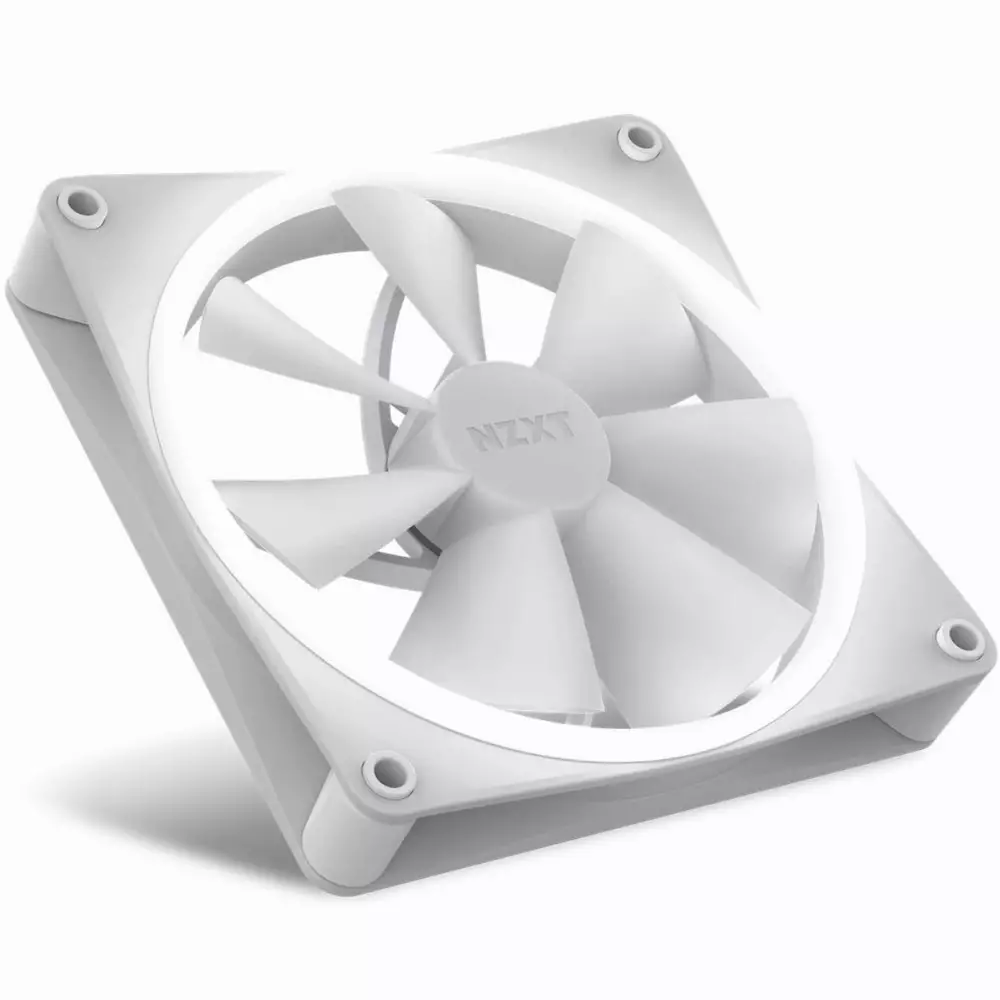 Вентилатор NZXT F140 RGB 140mm White - RF-R14SF-W1