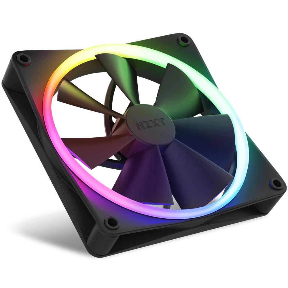 Вентилатори NZXT F140 RGB Black 140mm + NZXT RGB контролер 2 pack