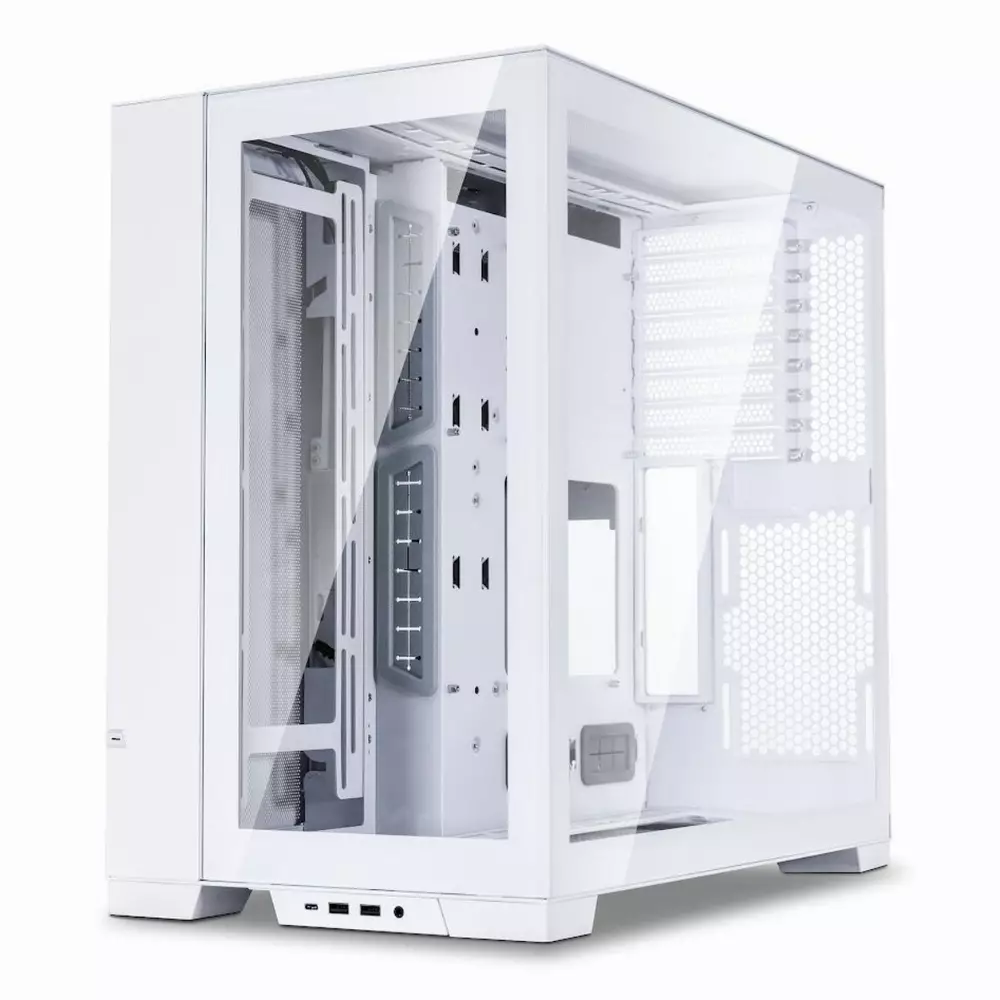 Кутия Lian Li PC-O11 Dynamic EVO Mid-Tower Tempered Glass Бял