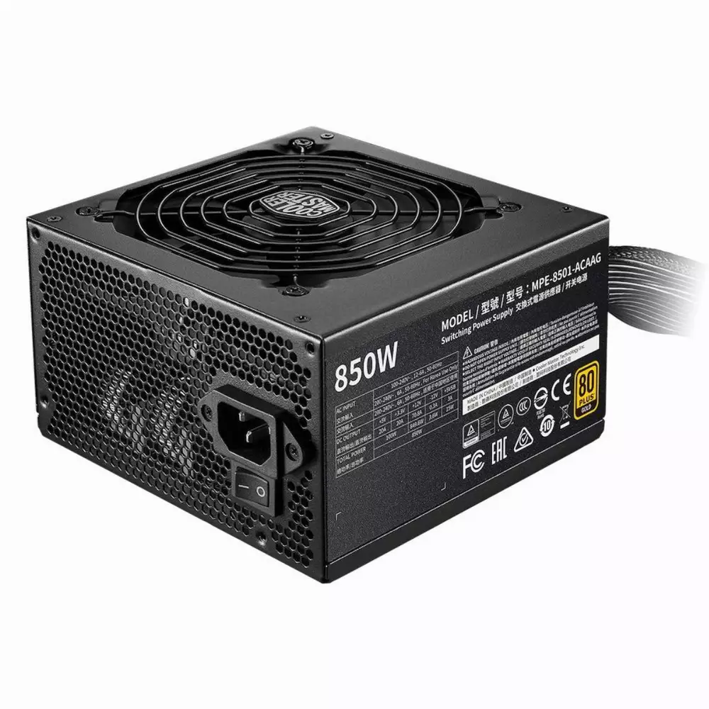 Захранване Cooler Master MWE Gold 850 V2 80 Plus Gold Non Modular