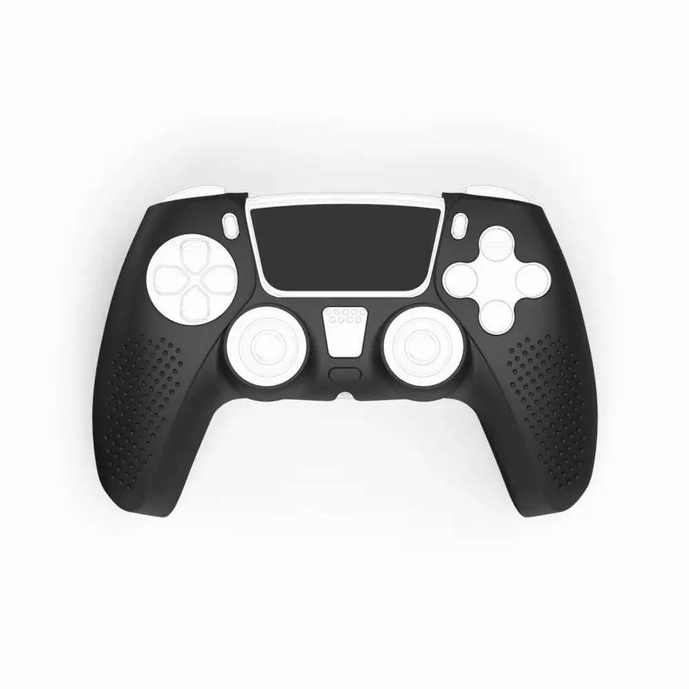 Силиконово покритие HAMA за гейм-пад за SONY PlayStation 5, Черен