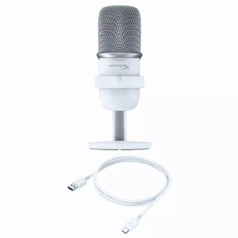 Настолен микрофон HyperX SoloCast USB White