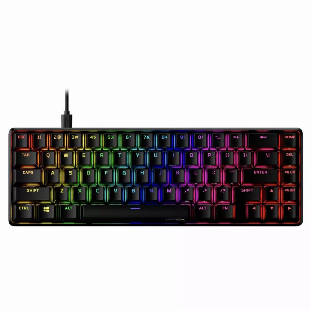 Tastatură mecanică de gaming HyperX Alloy Origins 65 HyperX Aqua Switches Black