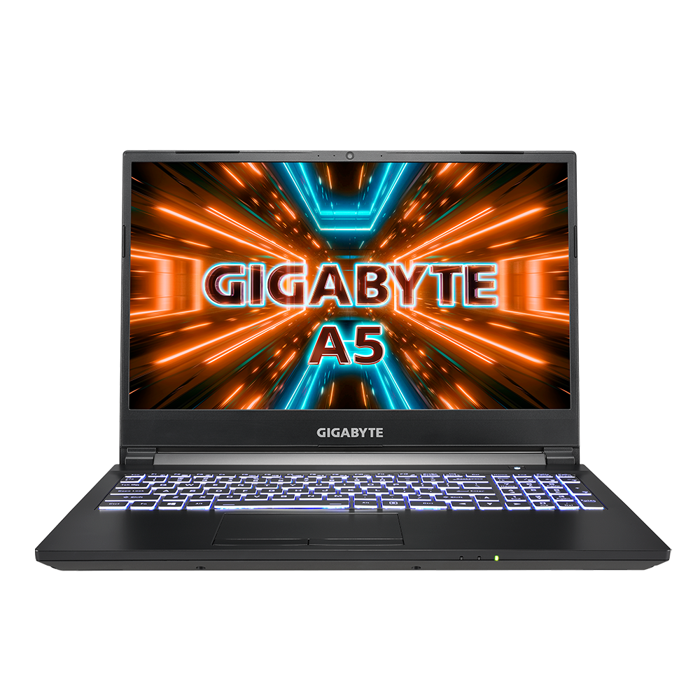 Лаптоп GIGABYTE A5 K1 15.6" FHD 240Hz IPS, Ryzen 7 5800H 3.2 Ghz , 2 x 8GB, 1TB SSD, RTX 3060P, Windows 11 Home