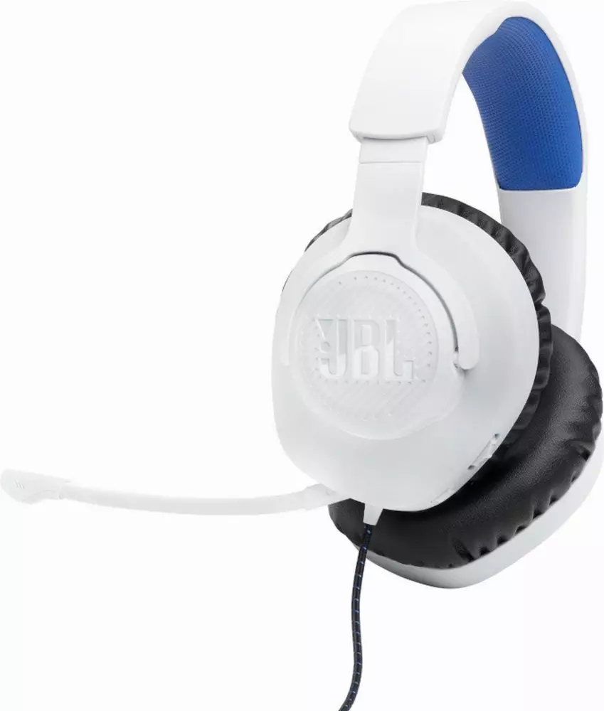 Геймърски слушалки JBL Quantum 100P PS5 White