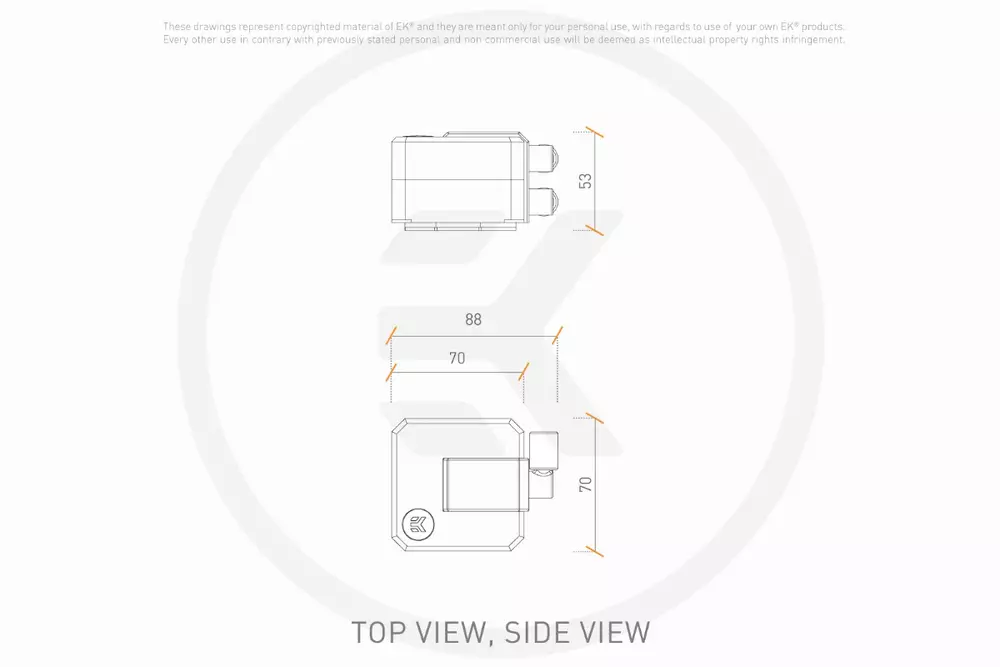 Водно охлаждане за процесор EK-AIO Basic 360