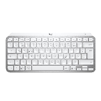 Безжична клавиатура Logitech MX Keys Mini, Bluetooth, USB-C, Pale Grey