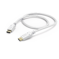 Кабел USB-C мъжко - USB-C мъжко, 1.5 м, 480 MBit/s, Бял