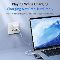 USB хъб Orico HUB 3 port USB3.0/2.0 TYPE-C Aluminum - AH-W13-GY