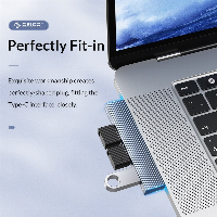USB хъб Orico HUB 3 port USB3.0/2.0 TYPE-C Aluminum - AH-W13-GY