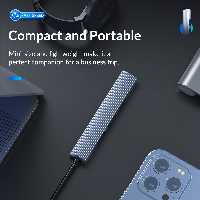 USB хъб Orico HUB 4 port USB 3.0 Aluminum - AH-A13-GY