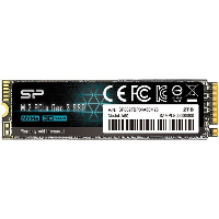 Диск Silicon Power A60 2TB M.2 2280 NVMe PCIe Gen3x4 - SP002TBP34A60M28