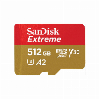 Карта памет SANDISK Extreme microSDXC, 512GB, Class 10 U3, V30 130 MB/s