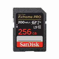 Карта памет SANDISK Extreme PRO SDHC, 256GB, UHS-1, Class 10, U3, 140 MB/s 