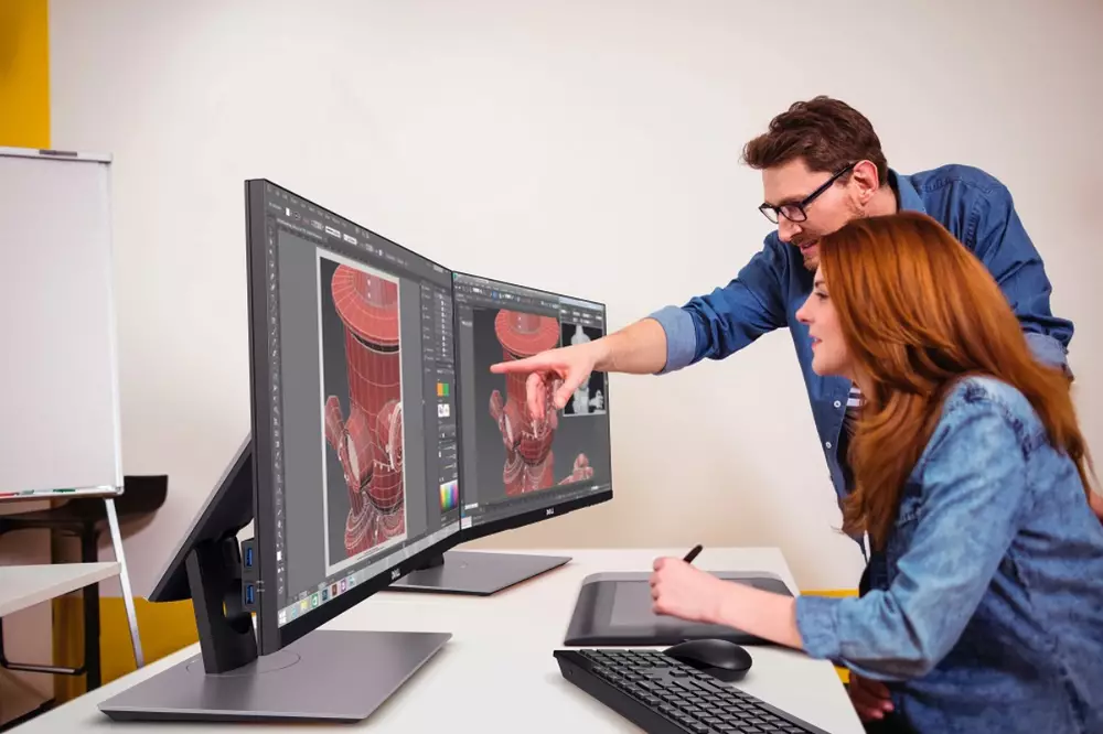 Монитор Dell P2418HT 24" Touch Monitor, IPS, FHD 1920x1080, 6ms, DP, HDMI, VGA